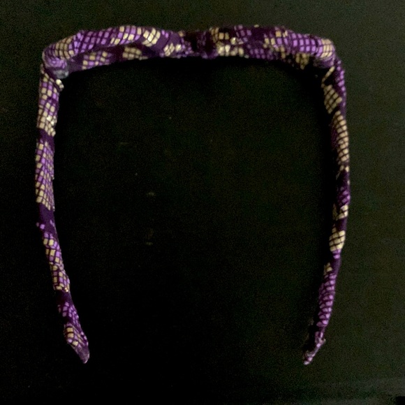 Purple One Size Fabric Covered Lenseless Frame - Picture 3 of 5